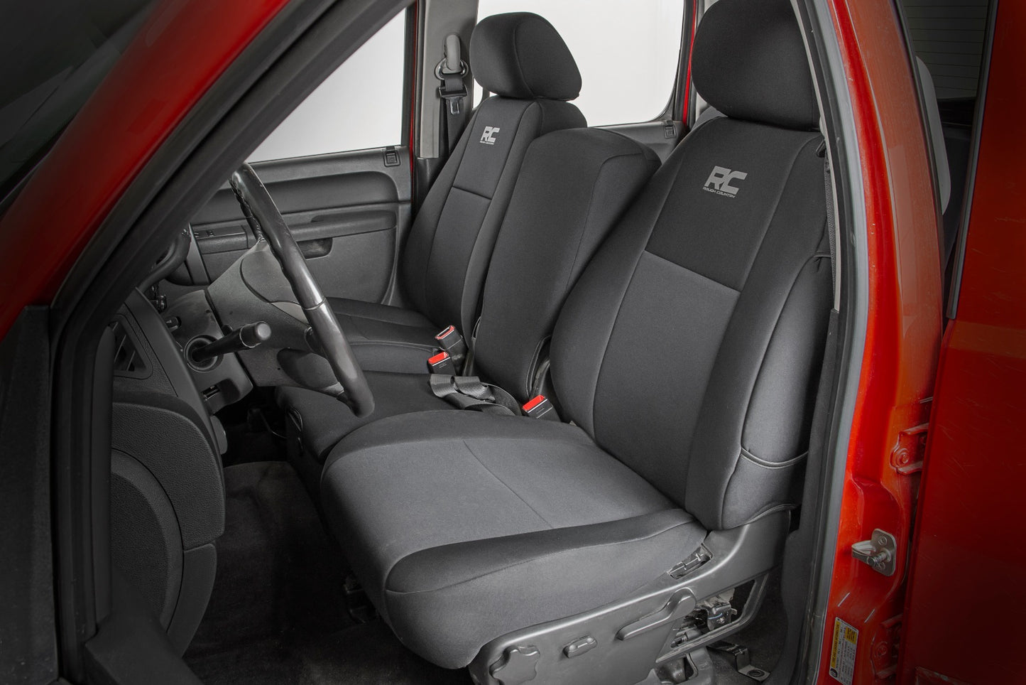 Fits Chevy/GMC 1500 (07-13) Seat Covers; FR 40/40/20 & RR Full Bench; 91033