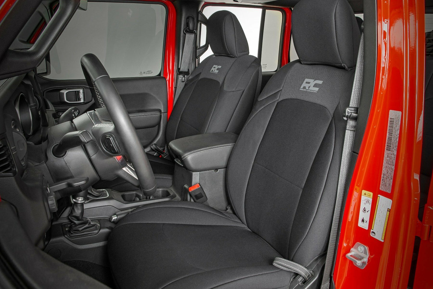 Fits Jeep Gladiator JT 4WD(2020-24) Seat Covers Front and RR w/ Cup Holder 91038