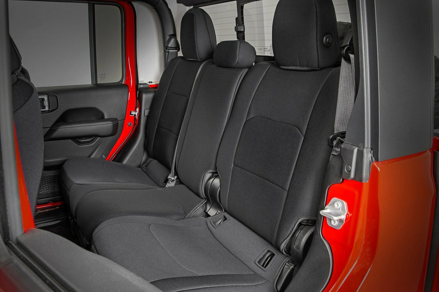 Fits Jeep Gladiator JT 4WD(2020-24) Seat Covers Front and RR w/ Cup Holder 91038