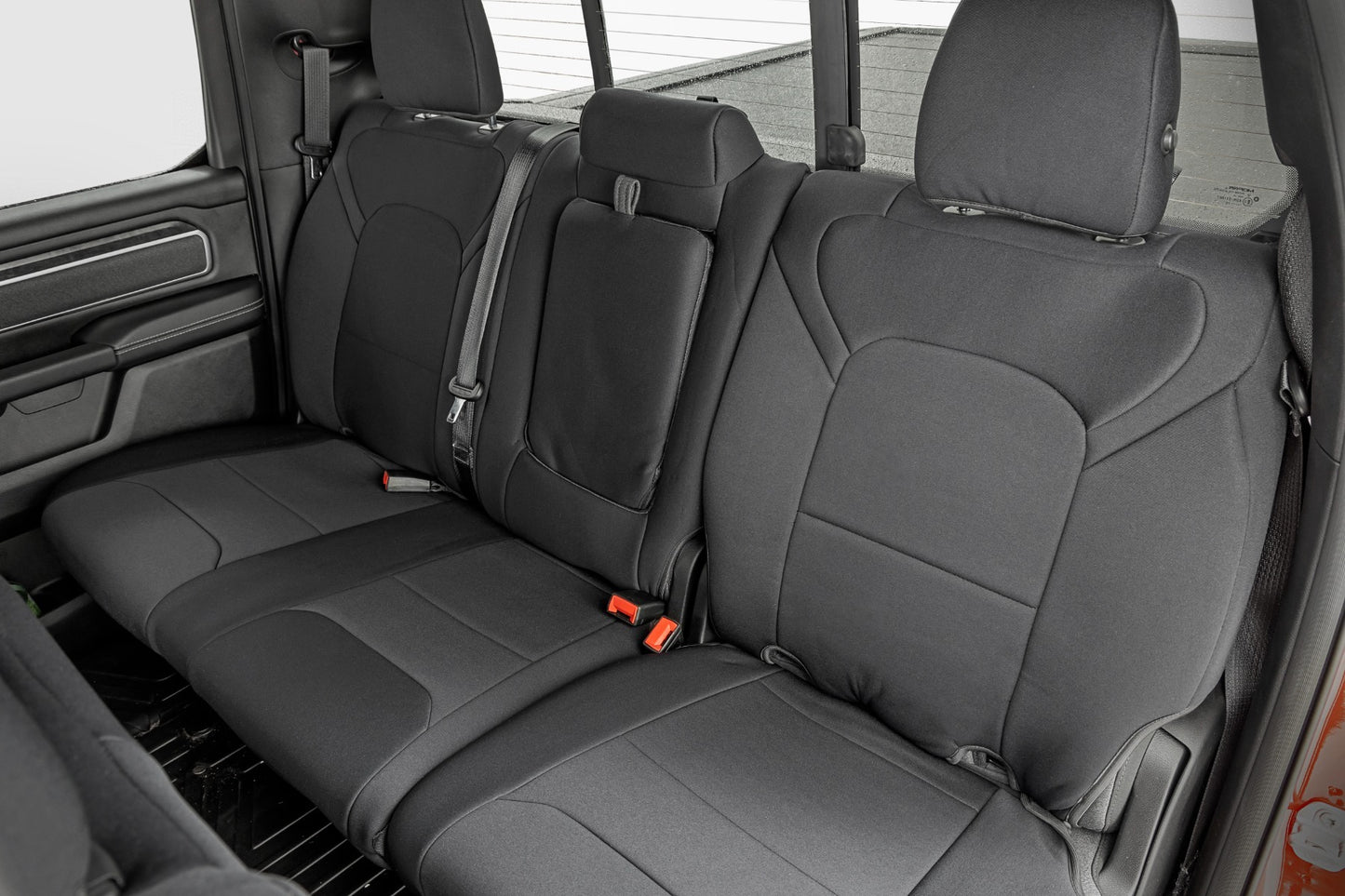 Fits Ram 1500 2WD/4WD (2019-2025) Seat Covers ; Bucket Seats; FR & RR; 91041