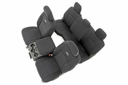 Fits Ram 2500 2WD/4WD (2019-2024) Seat Covers; FR & RR; 60/40 Rear Seat; 91044