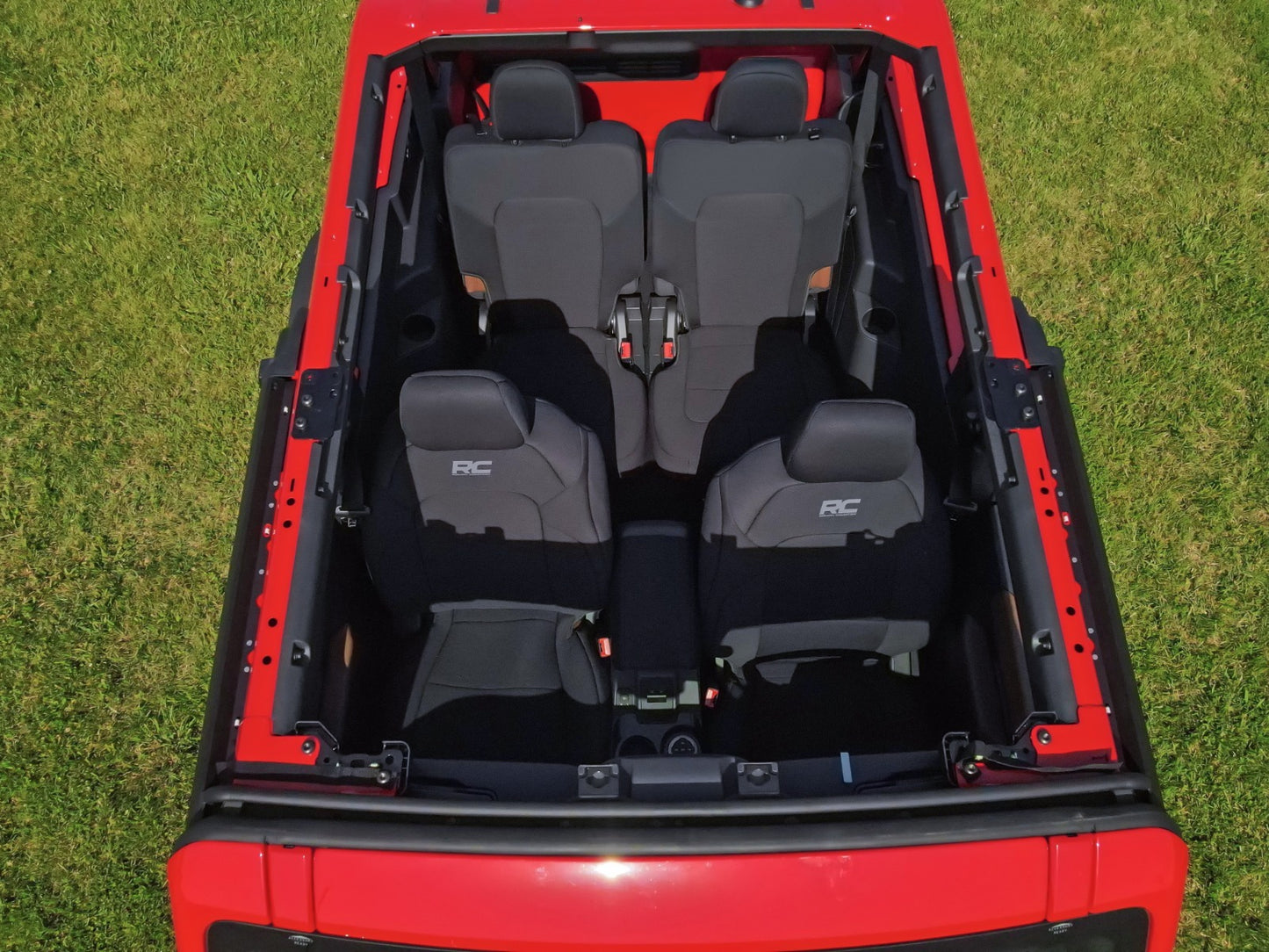 Fits Ford Bronco (2 Door) 4WD (2021-2024) Seat Covers Bucket Seats FR & RR 91050
