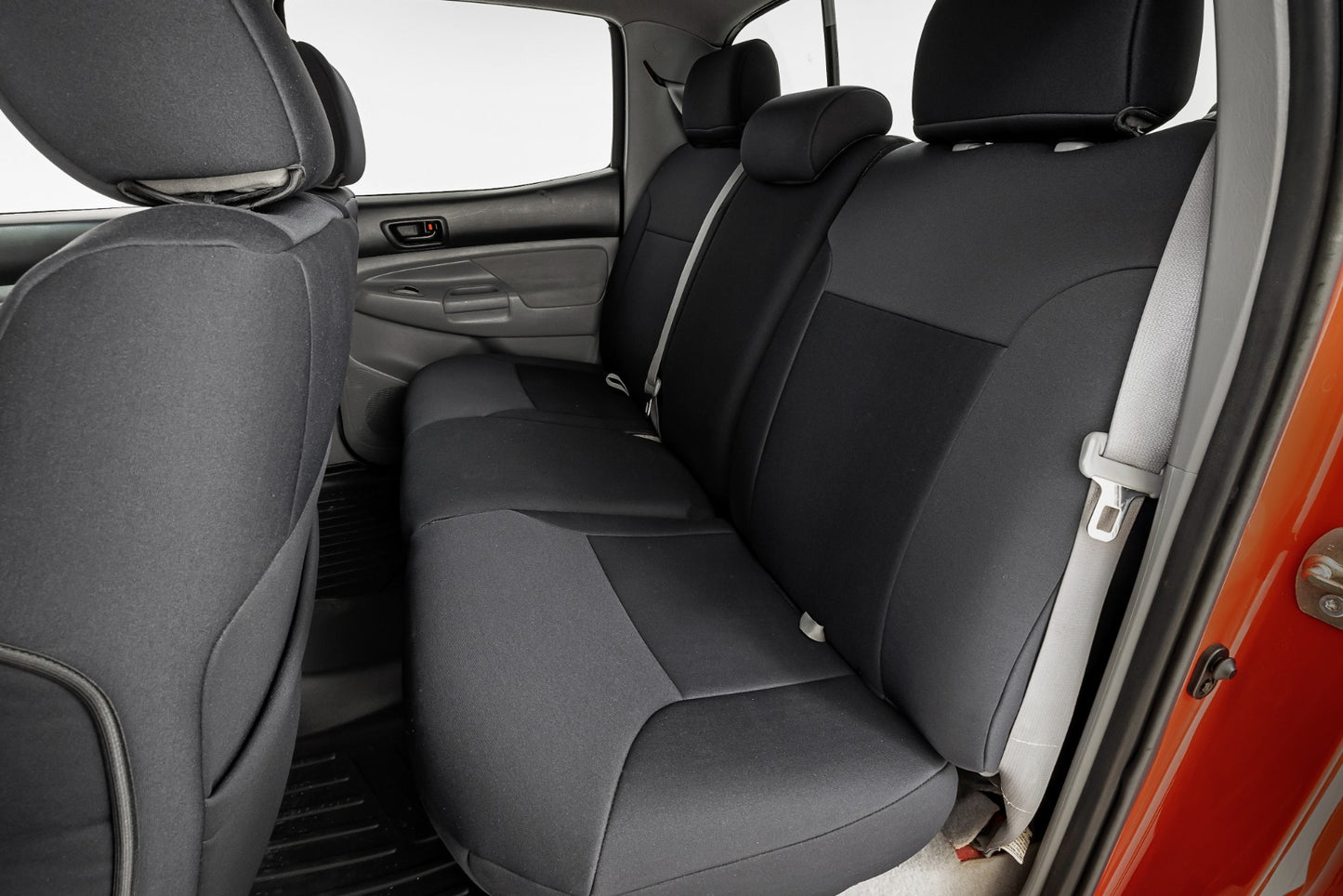 Fits Toyota Tacoma 2WD/4WD (2005-2015) Seat Covers; FR & RR; Crew Cab; 91052