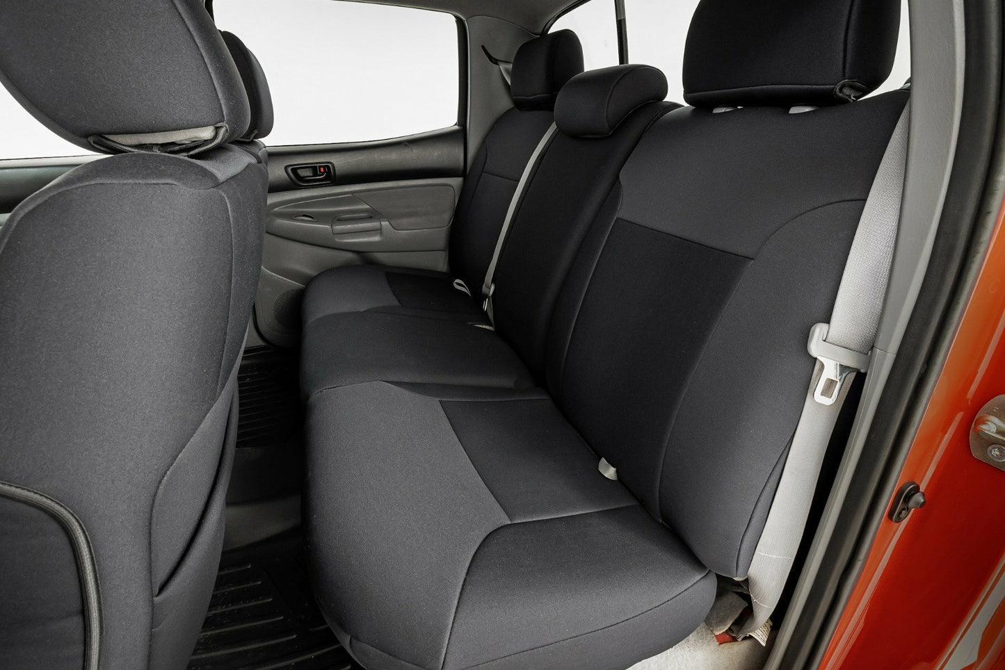Fits Toyota Tacoma 2WD/4WD (2005-2015) Seat Covers; FR & RR; Crew Cab; 91057