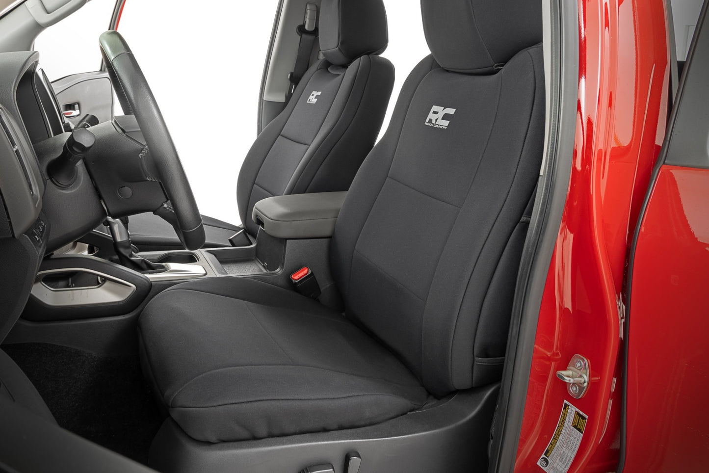 Fits Nissan Frontier 2WD/4WD (2022-2024) Seat Covers; FR & RR; Crew Cab; 91058