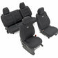 Fits Nissan Frontier 2WD/4WD (2022-2024) Seat Covers; FR & RR; Crew Cab; 91058