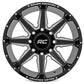 Rough Country 91M Series Wheel; One-Piece; Black; 20x12; 8x6.5; -44mm 91201210M