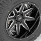 Rough Country 91M Series Wheel; One-Piece; Black; 20x12; 8x6.5; -44mm 91201210M