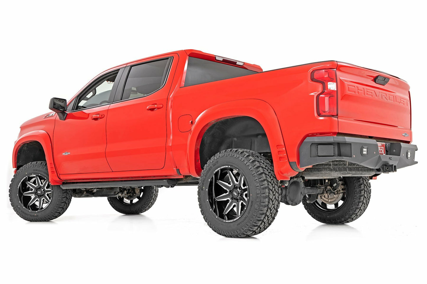 Rough Country 91M Series Wheel; One-Piece; Black; 20x12; 8x6.5; -44mm 91201210M