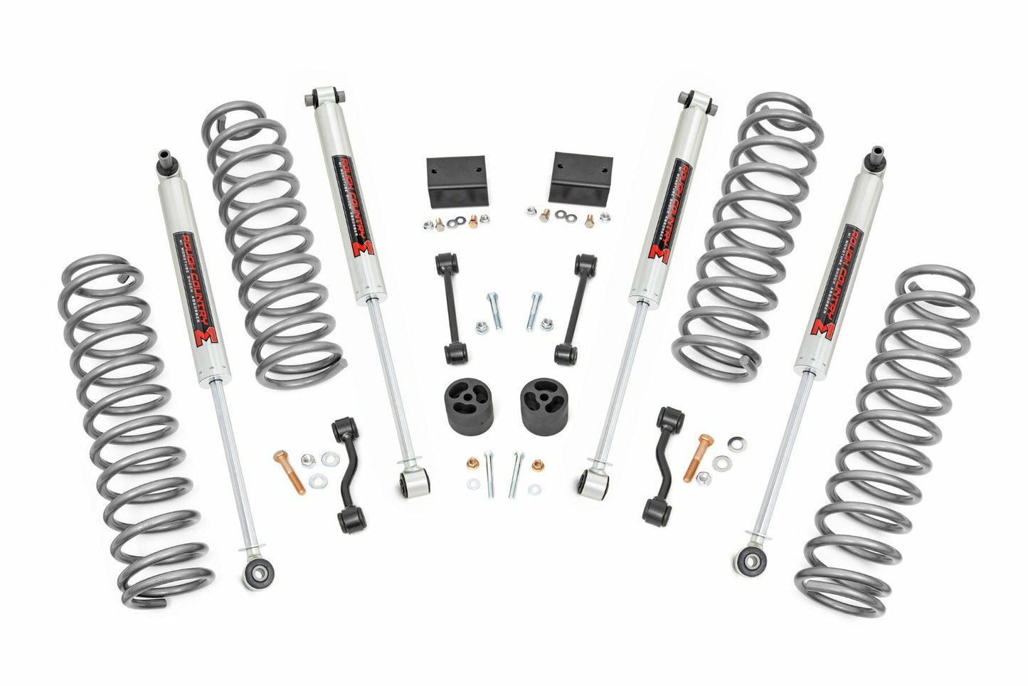 Fits Jeep Wrangler JL 4WD (2018-2023) 2.5 Inch Lift Kit; Coils; M1; 91340