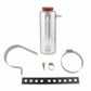 Mr. Gasket Radiator Fluid Reservoir / Recovery Tank - Polished Aluminum - 9135