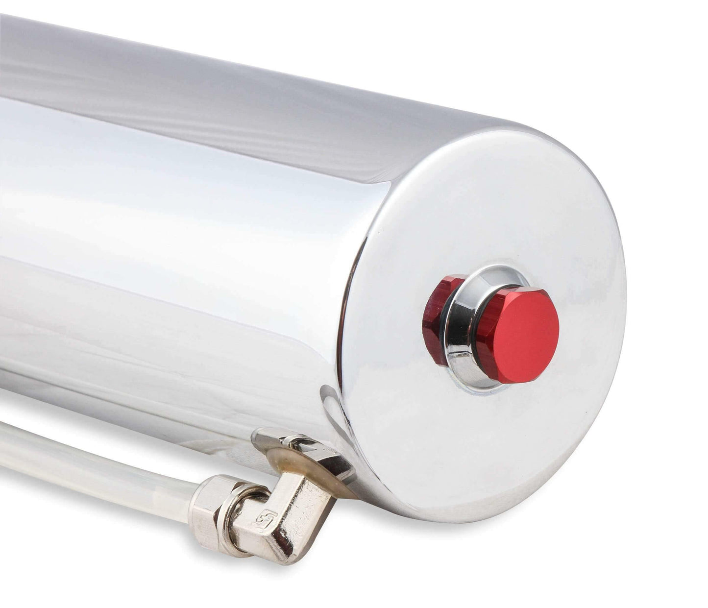 Mr. Gasket Radiator Fluid Reservoir / Recovery Tank - Polished Aluminum - 9135