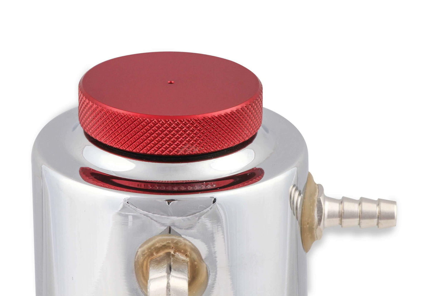 Mr. Gasket Radiator Fluid Reservoir / Recovery Tank - Polished Aluminum - 9135