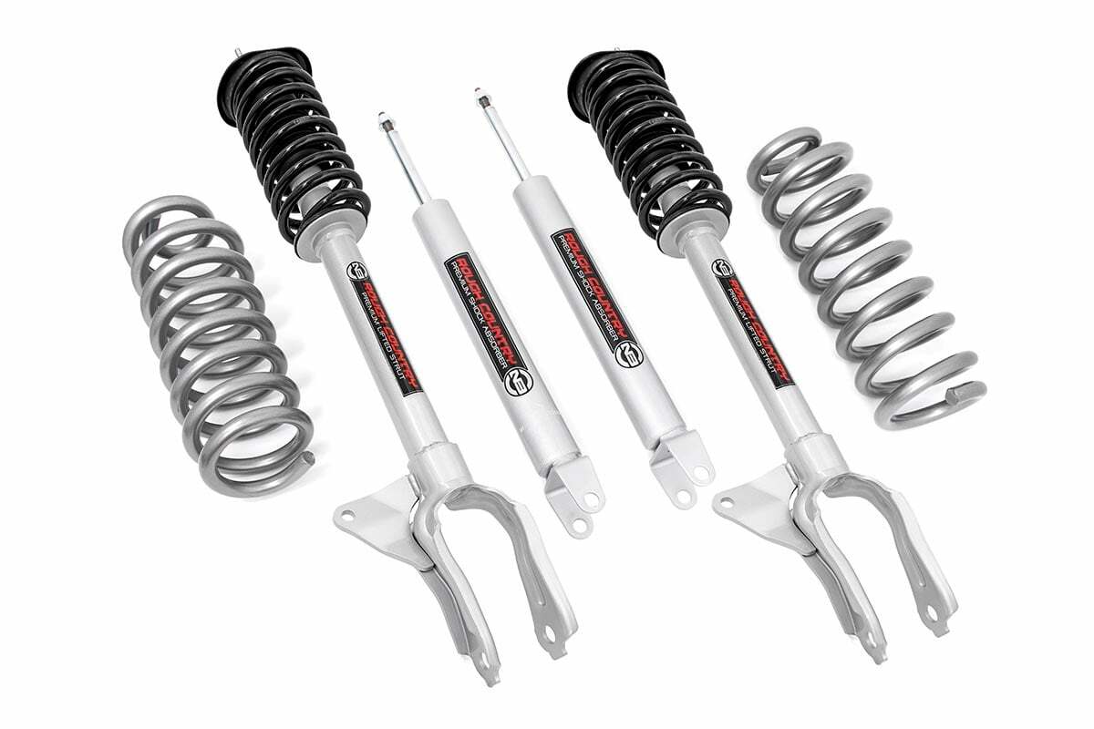 Fits Jeep Grand Cherokee 4WD (2016-2022) 2.5 Inch Lift Kit; N3 Struts; 91430