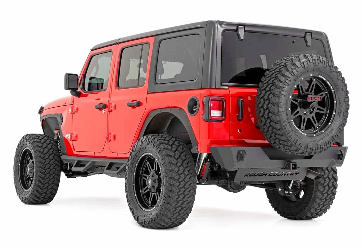 Fits Jeep Wrangler Unlimited 4WD (2024) 3.5" Lift Kit; Adj Lower; FR D/S; 91530