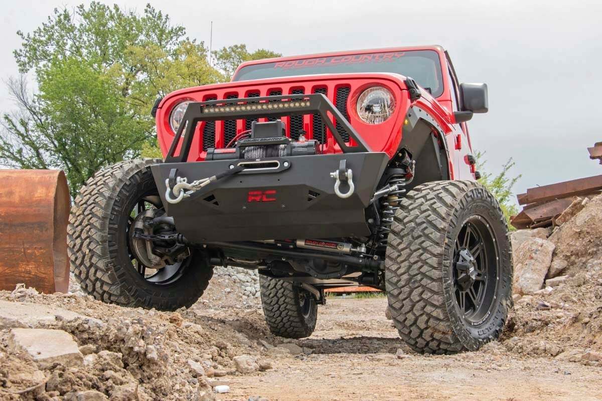 Fits Jeep Wrangler Unlimited 4WD (2024) 3.5" Lift Kit; Adj Lower; FR D/S; 91530