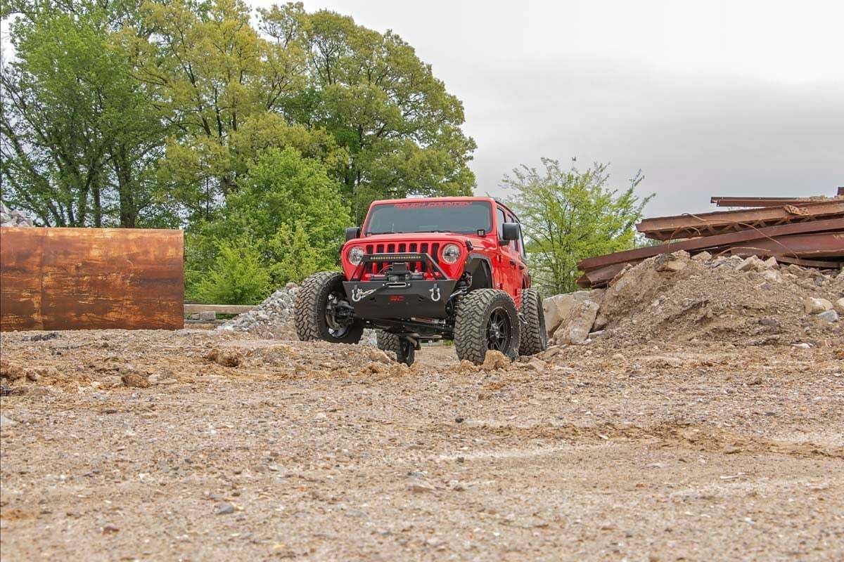 Fits Jeep Wrangler Unlimited 4WD (2024) 3.5" Lift Kit; Adj Lower; FR D/S; 91530