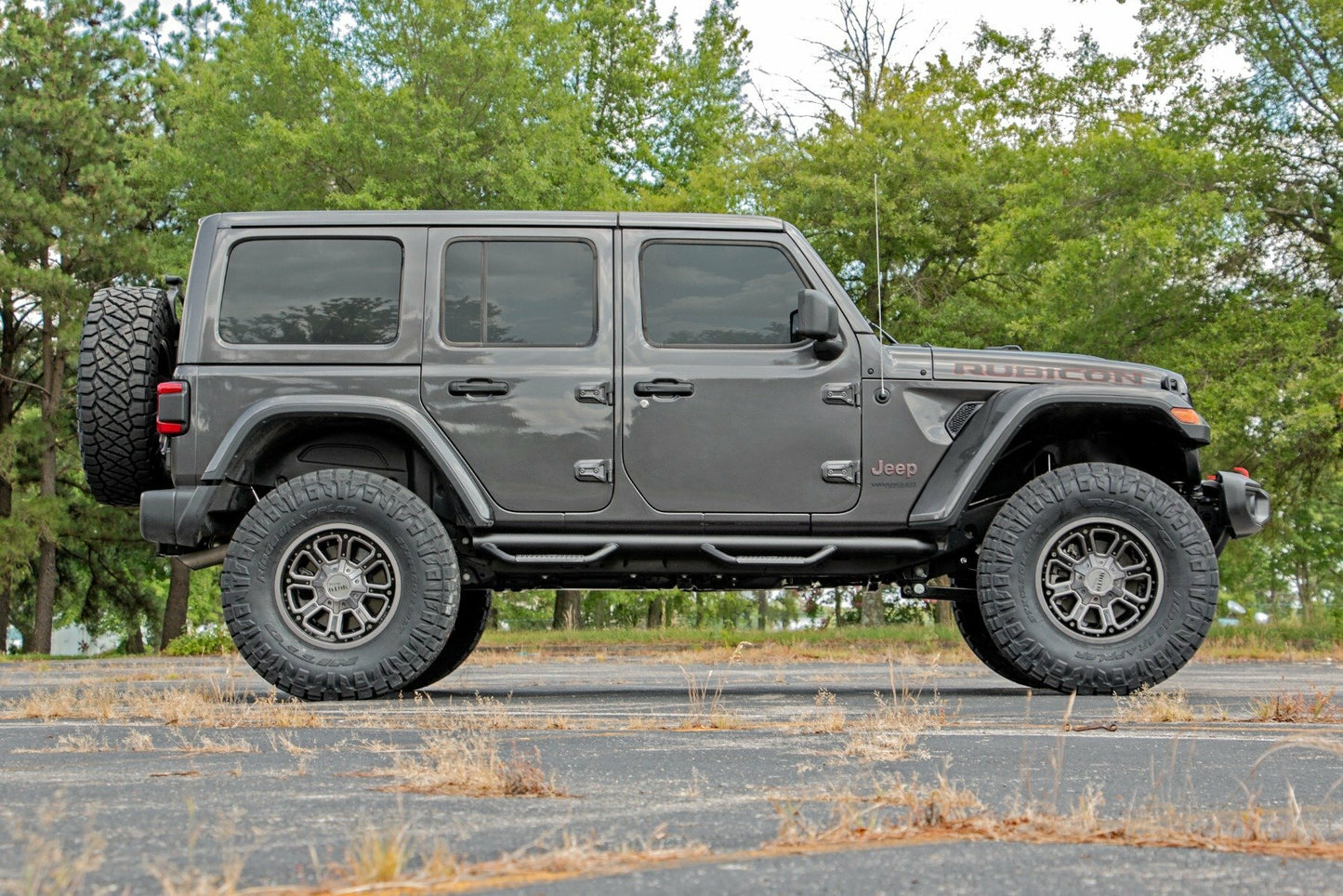 Fits Jeep Wrangler Unlimited 4WD (2024) 3.5" Lift Kit; Adj Lower; FR D/S; 91630