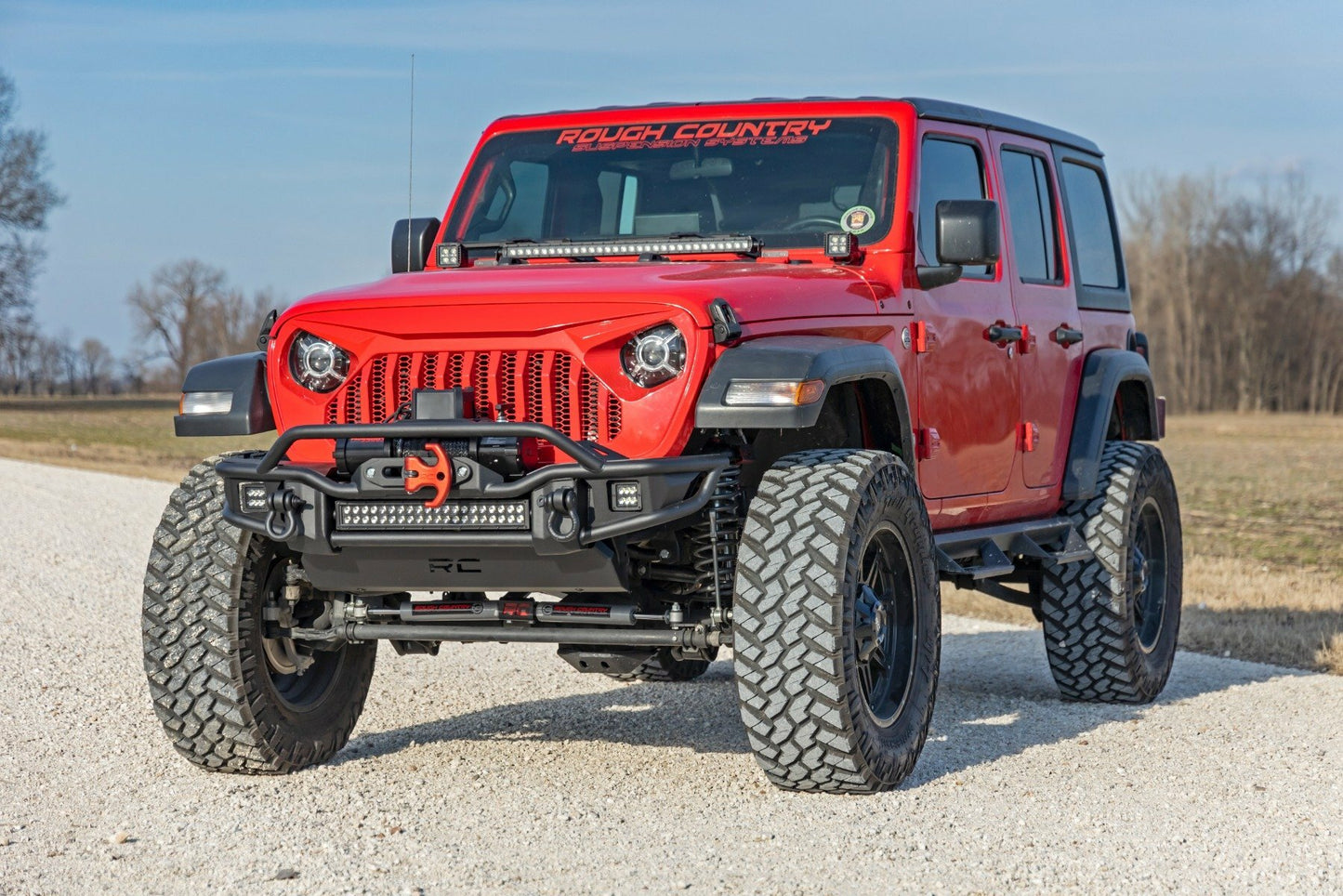 Fits Jeep Wrangler Unlimited 4WD (2024) 3.5" lift Kit; C/A Drop; FR D/S; 91930