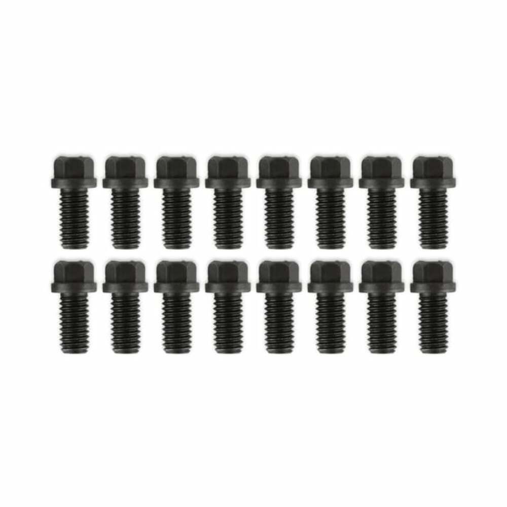 Mr. Gasket Header Bolts - 3/8-16 x 3/4 Inch Hex Head - Set of 16 - 919G