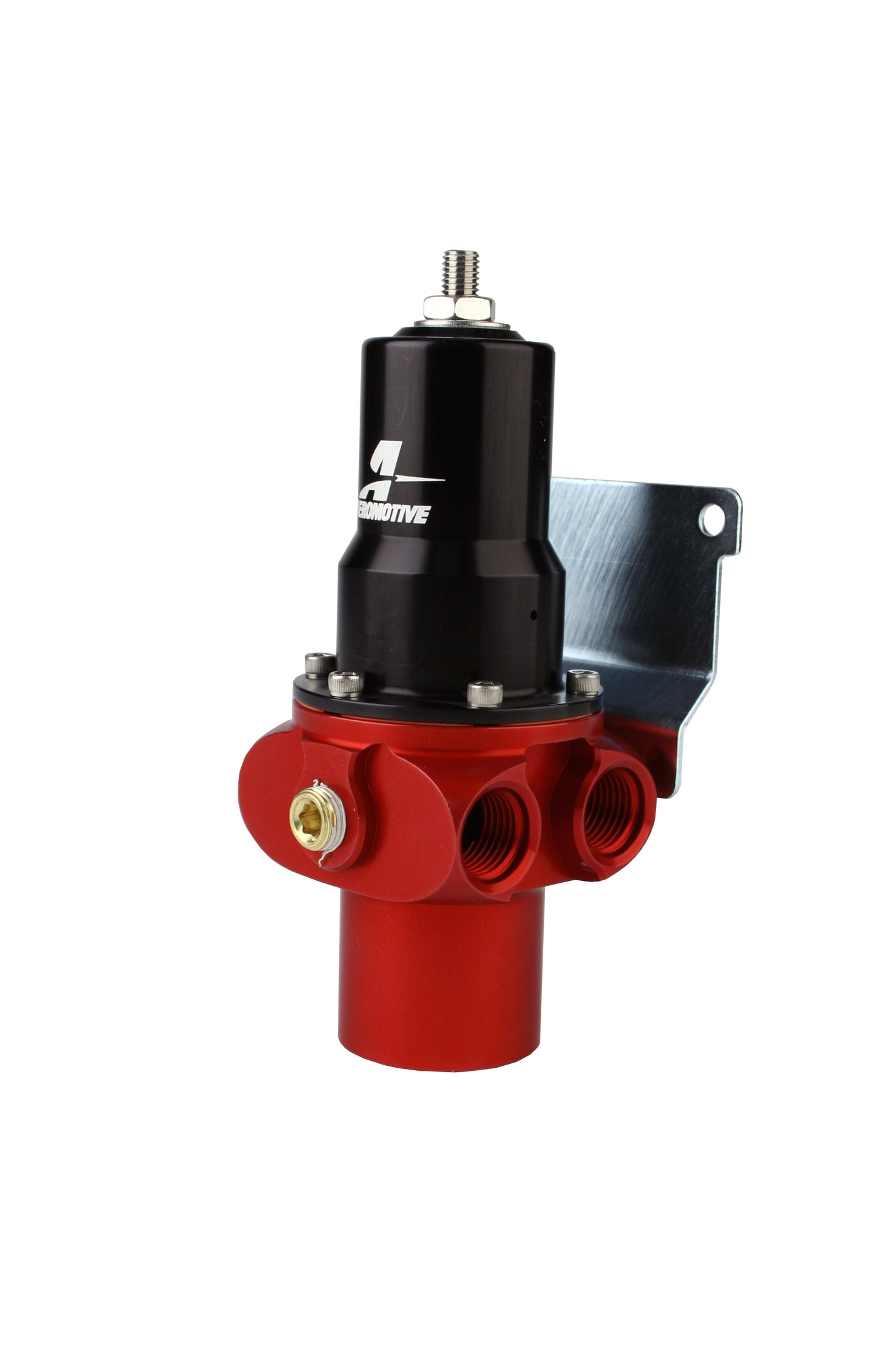 Fuel Pressure Regulator Adjustable Fuel Pressure Universal Fit Aeromotive 13208-BGPL