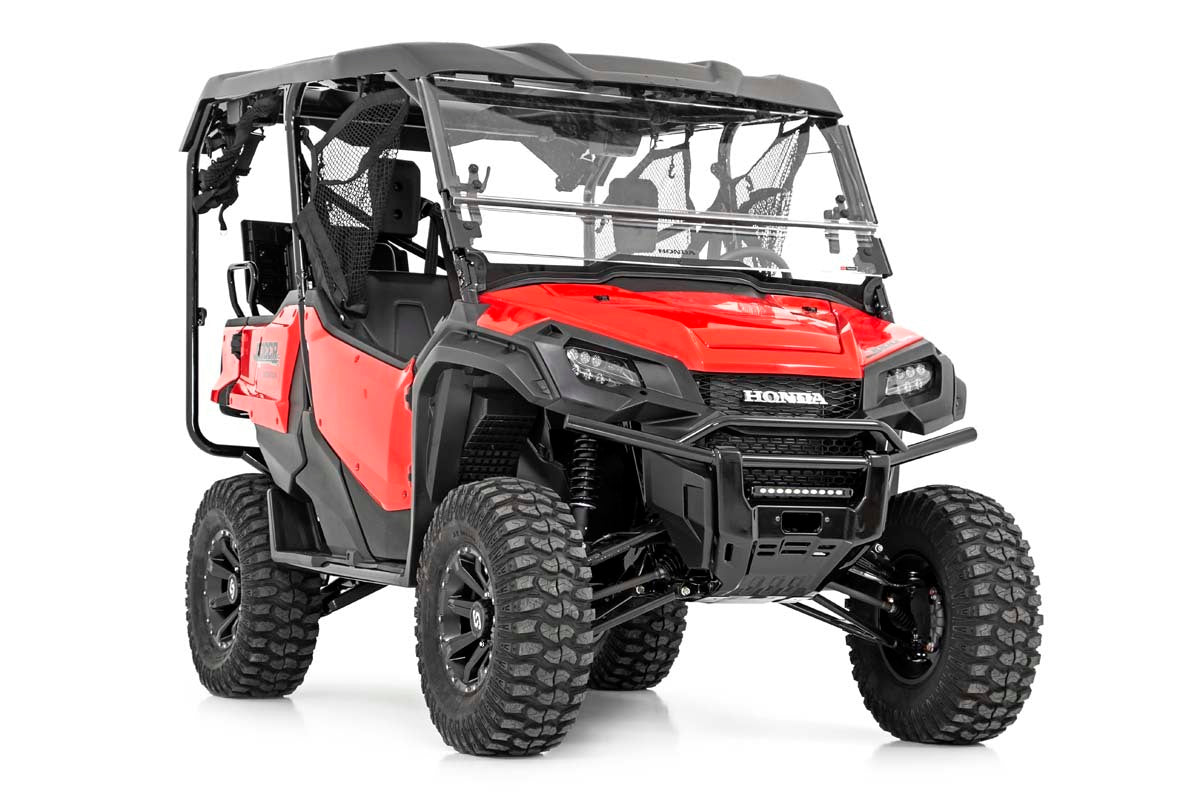 Fits Honda Pioneer 1000-5 LED Light Kit; Bumper Mount; 10" Black Slimline; 92001