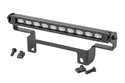 Fits Honda Pioneer 1000-5 LED Light Kit; Bumper Mount; 10" Black Slimline; 92001