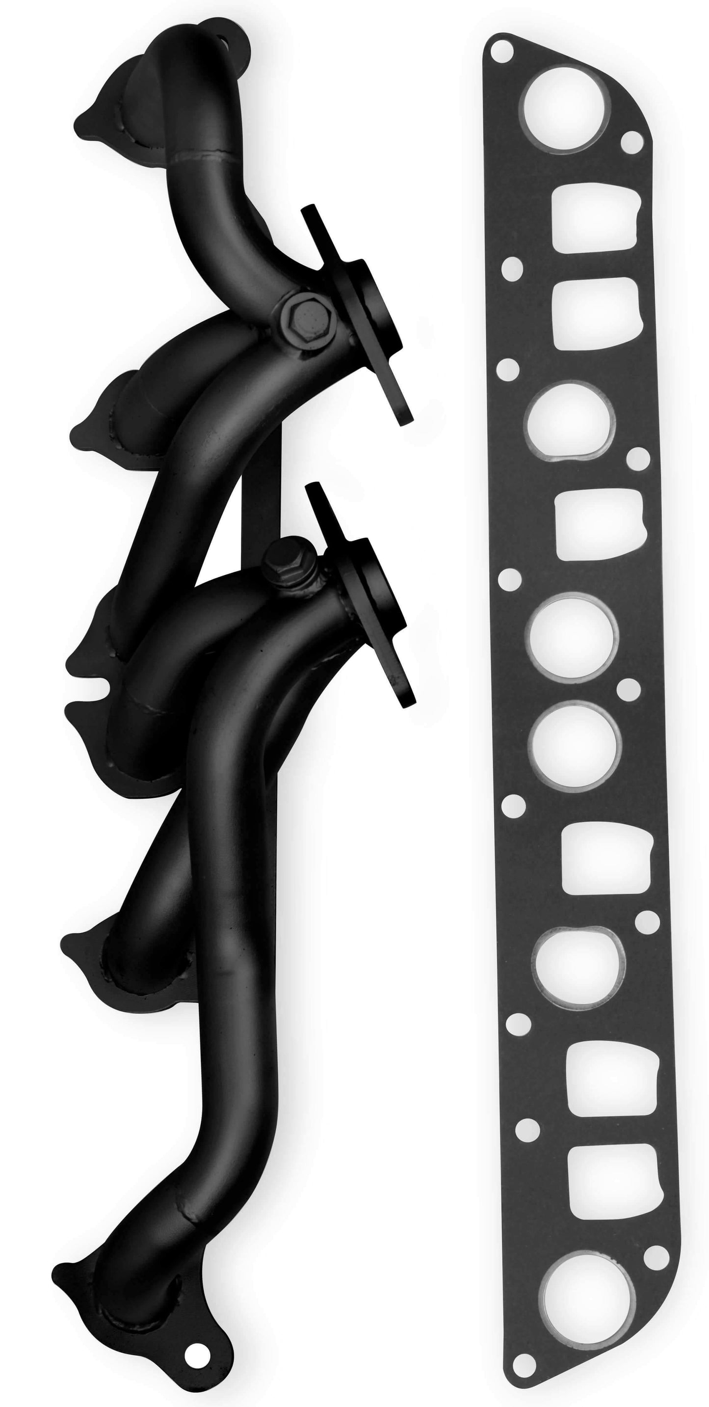 Flowtech Shorty Header - Black Painted  - 92003FLT