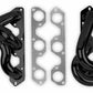 Flowtech Shorty Headers - Black Painted  - 92004FLT