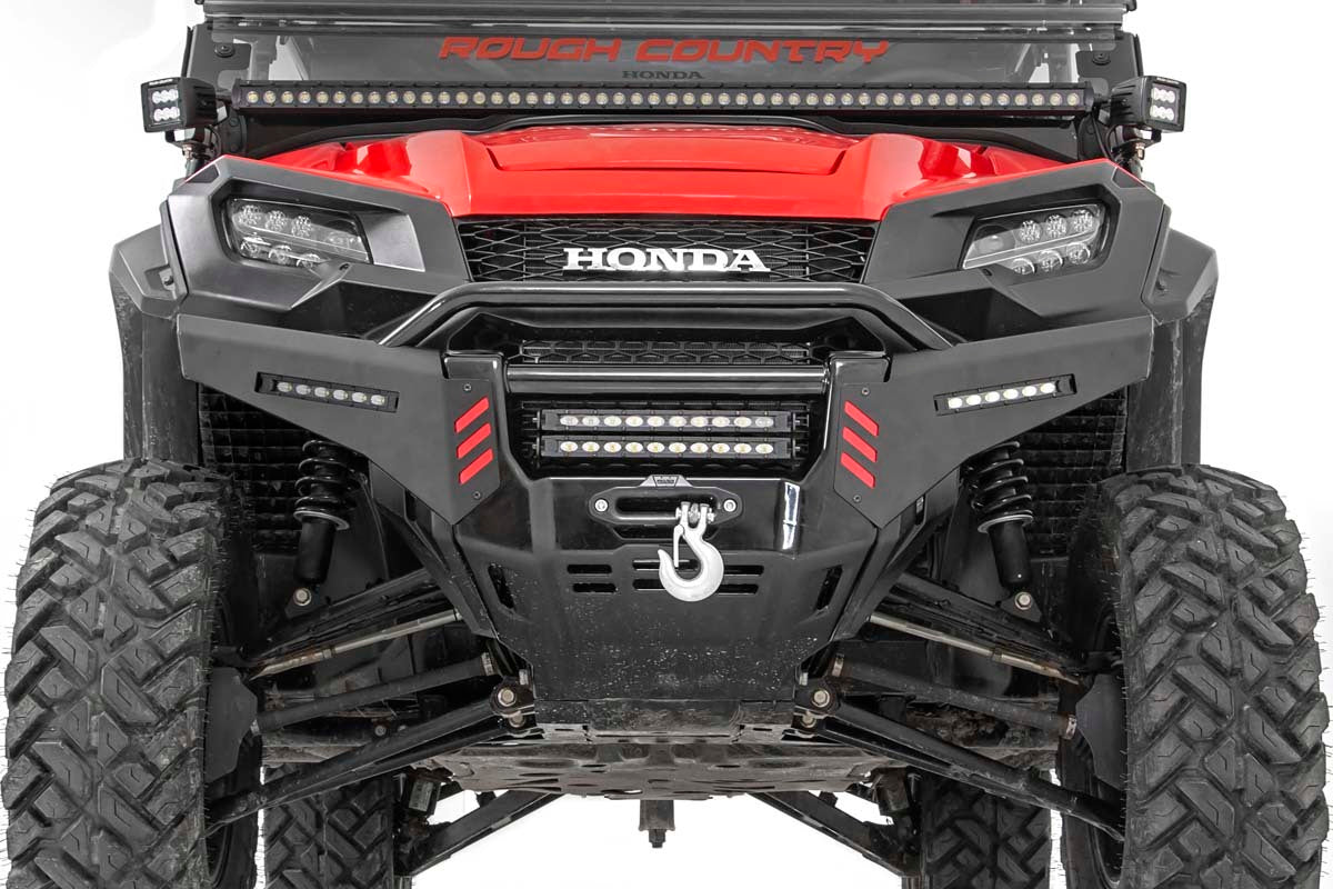 Fits Honda Pioneer 1000/Pioneer 1000-5 Bumper Wings; Stinger; 6" Led Combo 92025