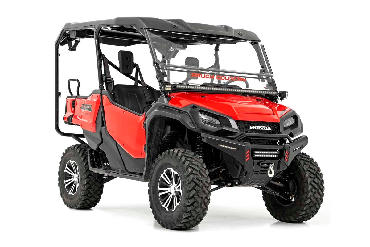 Fits Honda Pioneer 1000/Pioneer 1000-5 Bumper Wings; Stinger; 6" Led Combo 92025