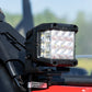 Fits Honda Talon LED Light Kit; Cage Mount; 2" Black Pair; 92032