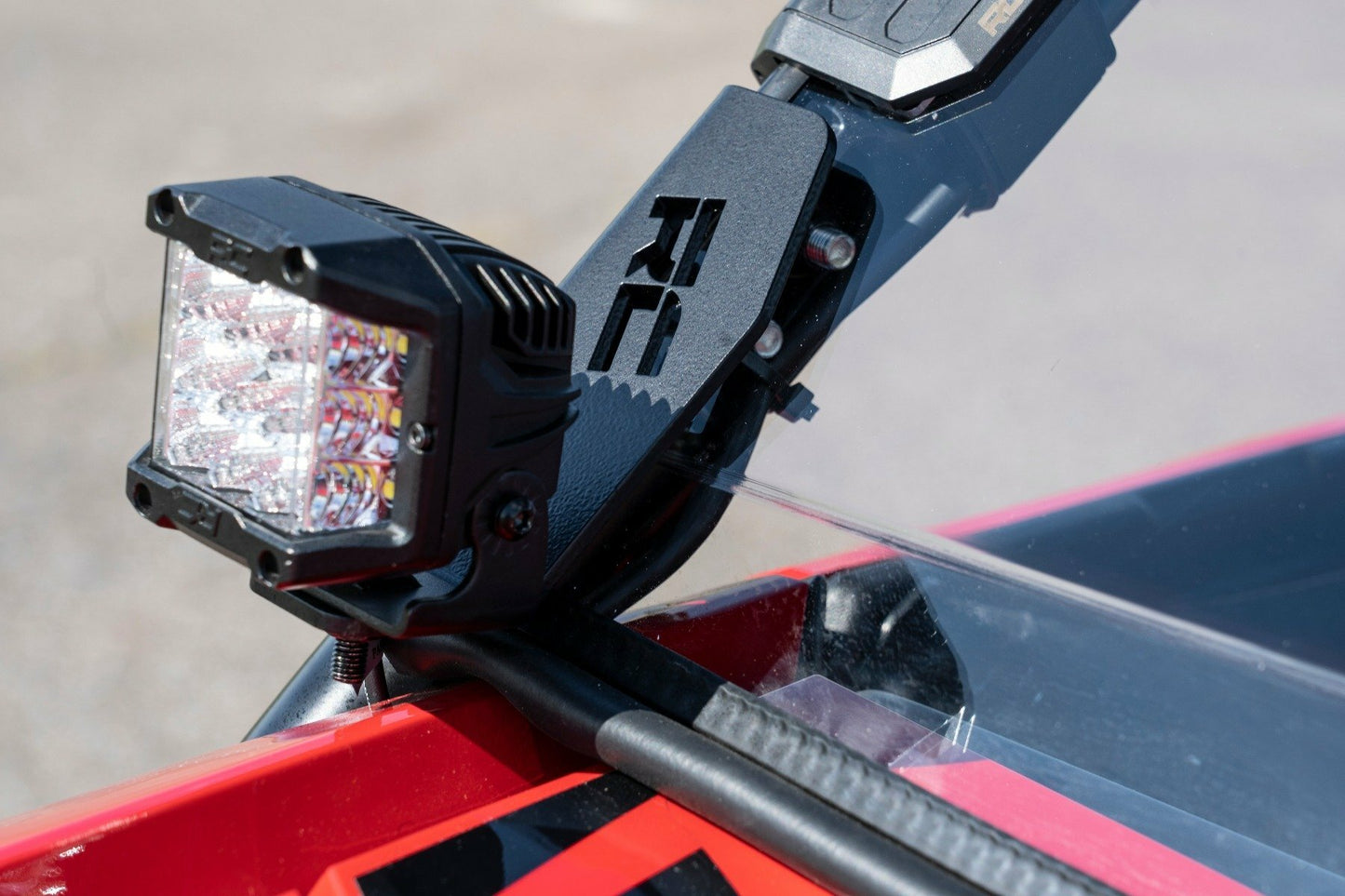 Fits Honda Talon LED Light Kit; Cage Mount; 2" Black Pair; 92032