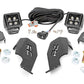 Fits Honda Talon 1000 LED Light; Cage Mount; 2" Black Pair; Amber DRL; 92033