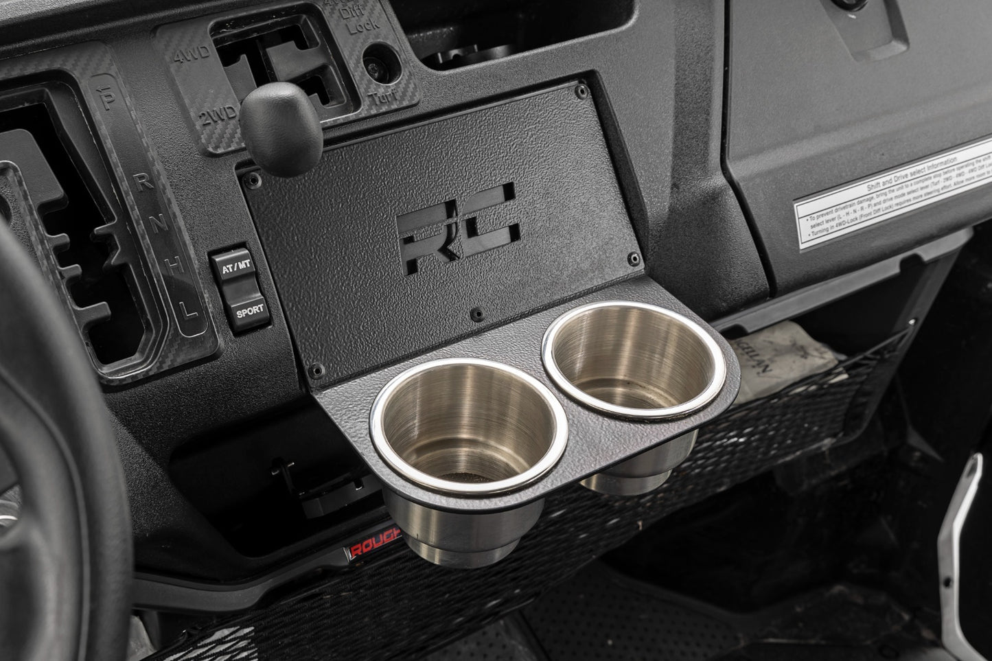 Fits Honda Pioneer 1000/Pioneer 1000-5 Cup Holder; MLC-8; 92058