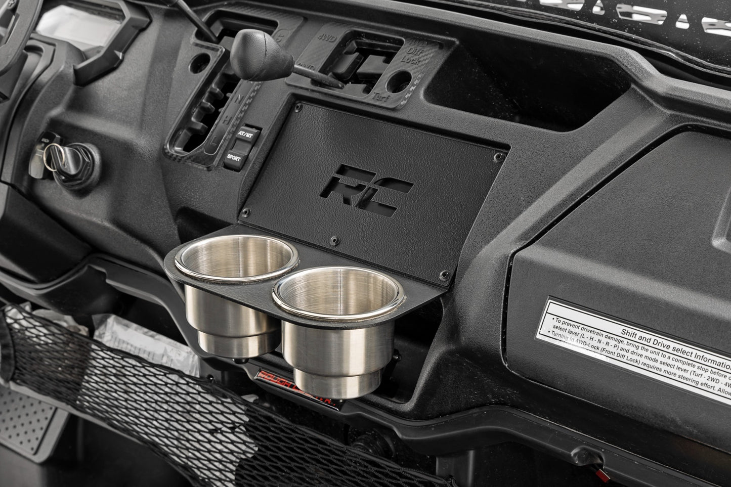 Fits Honda Pioneer 1000/Pioneer 1000-5 Cup Holder; MLC-8; 92058