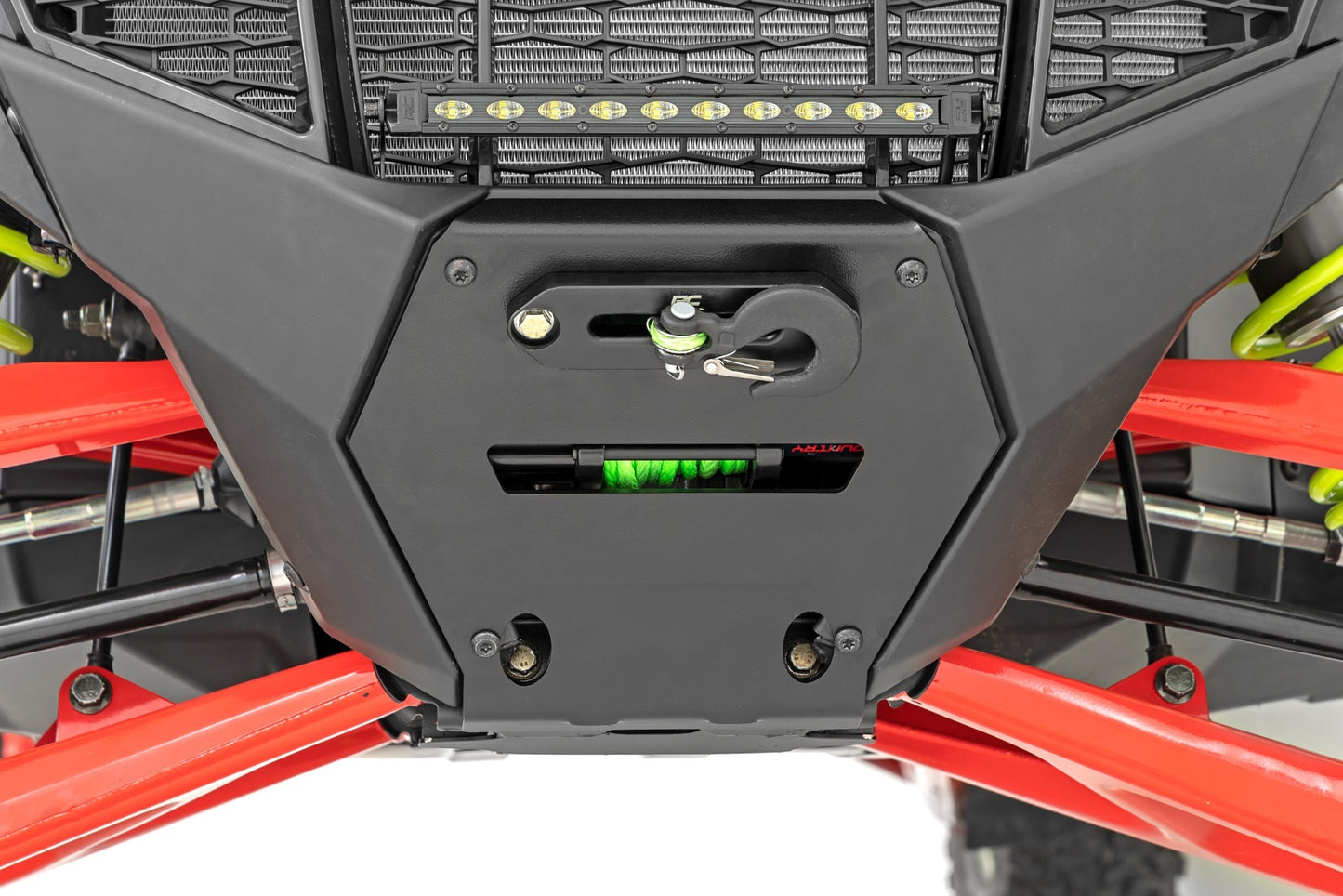 Fits Polaris RZR Pro R LED Light; Winch Mount; RS4500S; 10" Black Slimline 92063