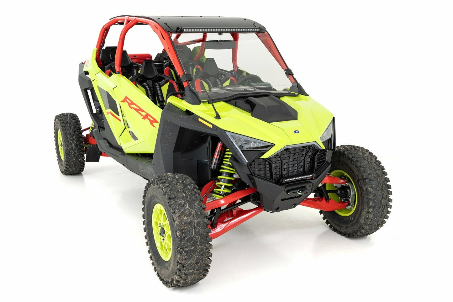 Fits Polaris RZR Pro R LED Light; Winch Mount; RS4500S; 10" Black Slimline 92063