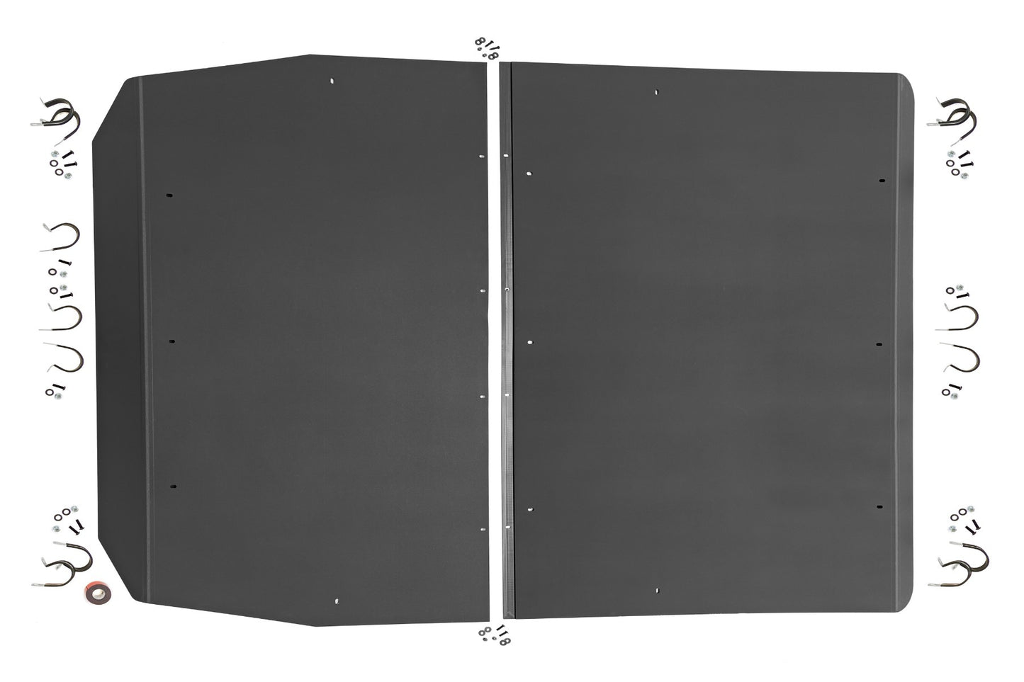 Fits Honda Pioneer 1000-5 UTV Roof; HDPE; 92077