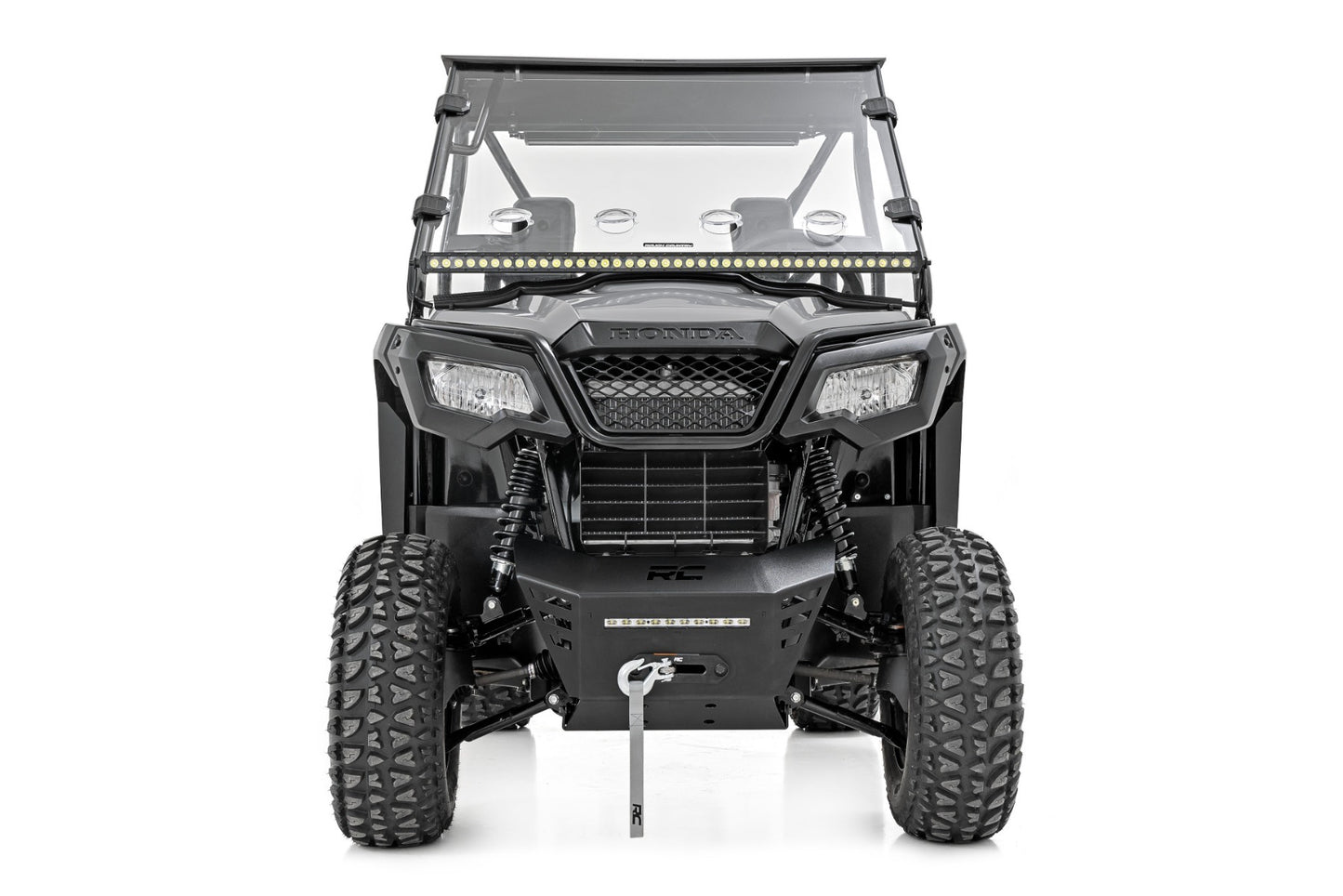 Fits Honda Pioneer 520 LED Light; Cage Mount; 40" Black; 92082