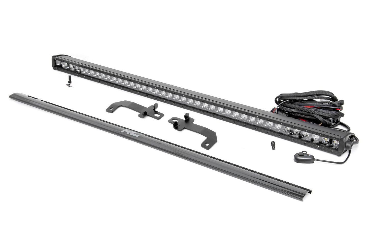 Fits Honda Pioneer 520 LED Light; Cage Mount; 40" Black; 92082