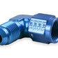 Earls 90 Degree -8 AN Male to -8 AN Female Swivel - 921108ERL