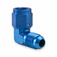 Earls 90 Degree -8 AN Male to -8 AN Female Swivel - 921108ERL