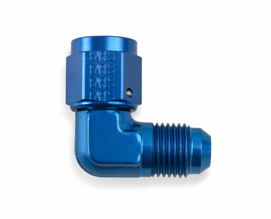 Earls 90 Degree -8 AN Male to -8 AN Female Swivel - 921108ERL