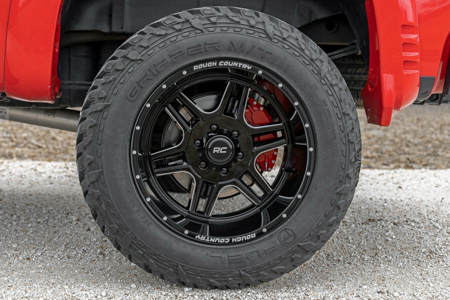 Rough Country 92 Series Wheel Machined One-Piece Black 18x9 6x5.5 +0mm 92180912