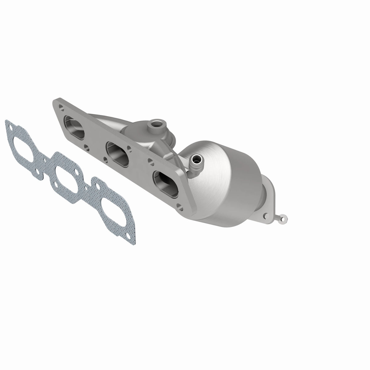 Catalytic Converter with Integrated Exhaust Manifold for HM Grade Federal / EPA Compliant Direct-Fit Manifold Catalytic