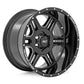Rough Country 92 Series Wheel Machined Black 22x12 6x135 -44mm 92221217