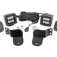 Fits Polaris General/General XP LED Light; Cage Mount; 2" Black Pair; Spot 93022