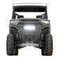 Fits Polaris Ranger XP 1000 LED Light Bumper Mount 12" Black Single DRL 93027
