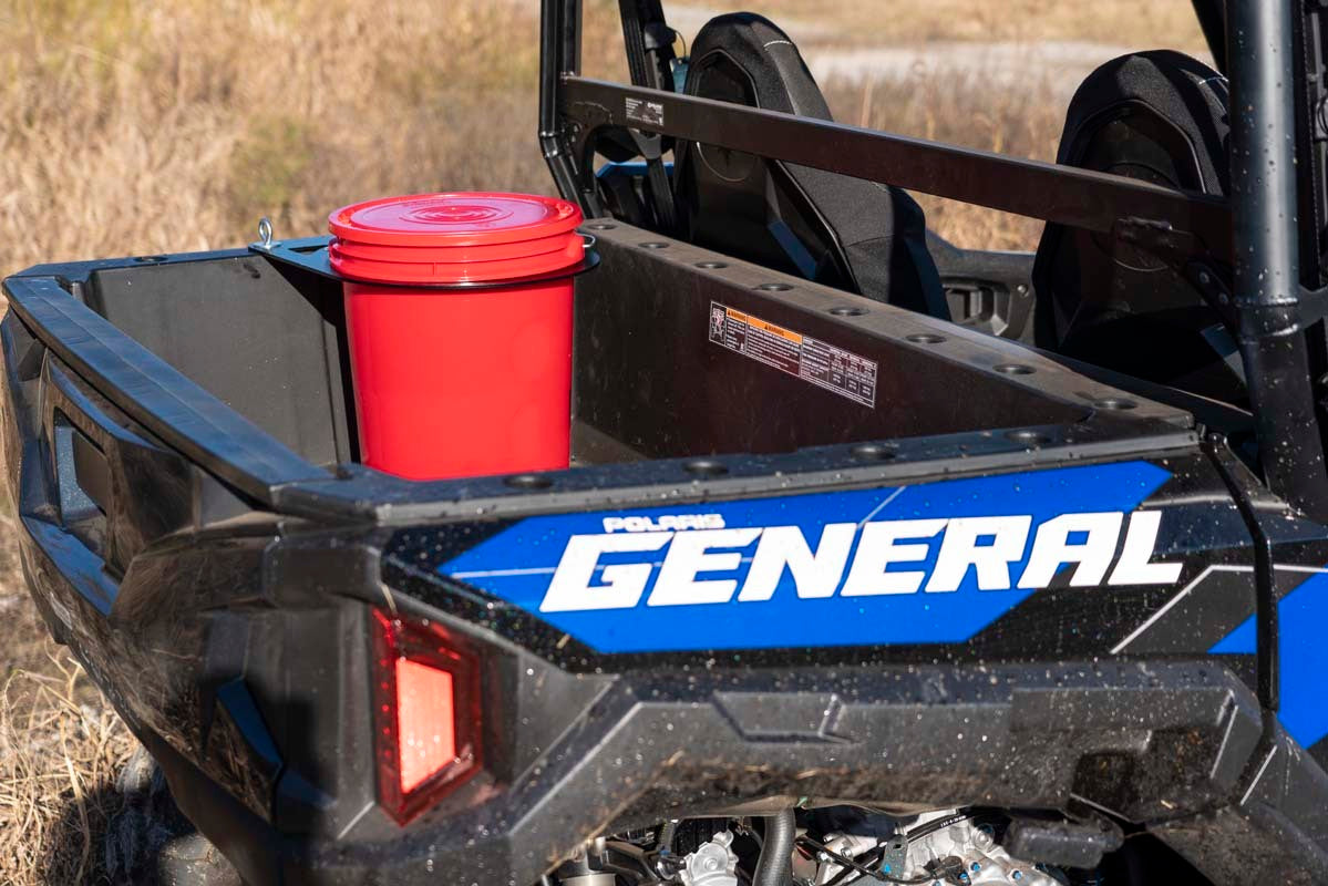 Fits Polaris Ranger XP 570/900/1000 5 Gallon Bucket Holder; 93028